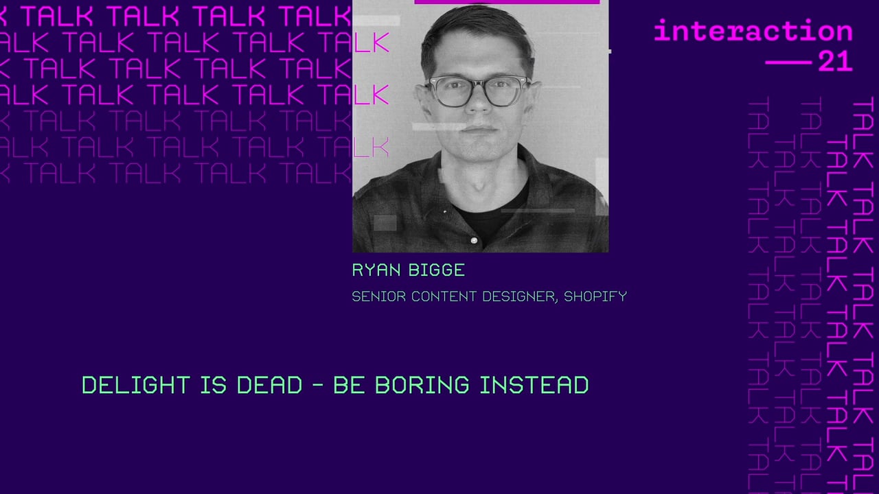 Delight is dead — be boring instead
