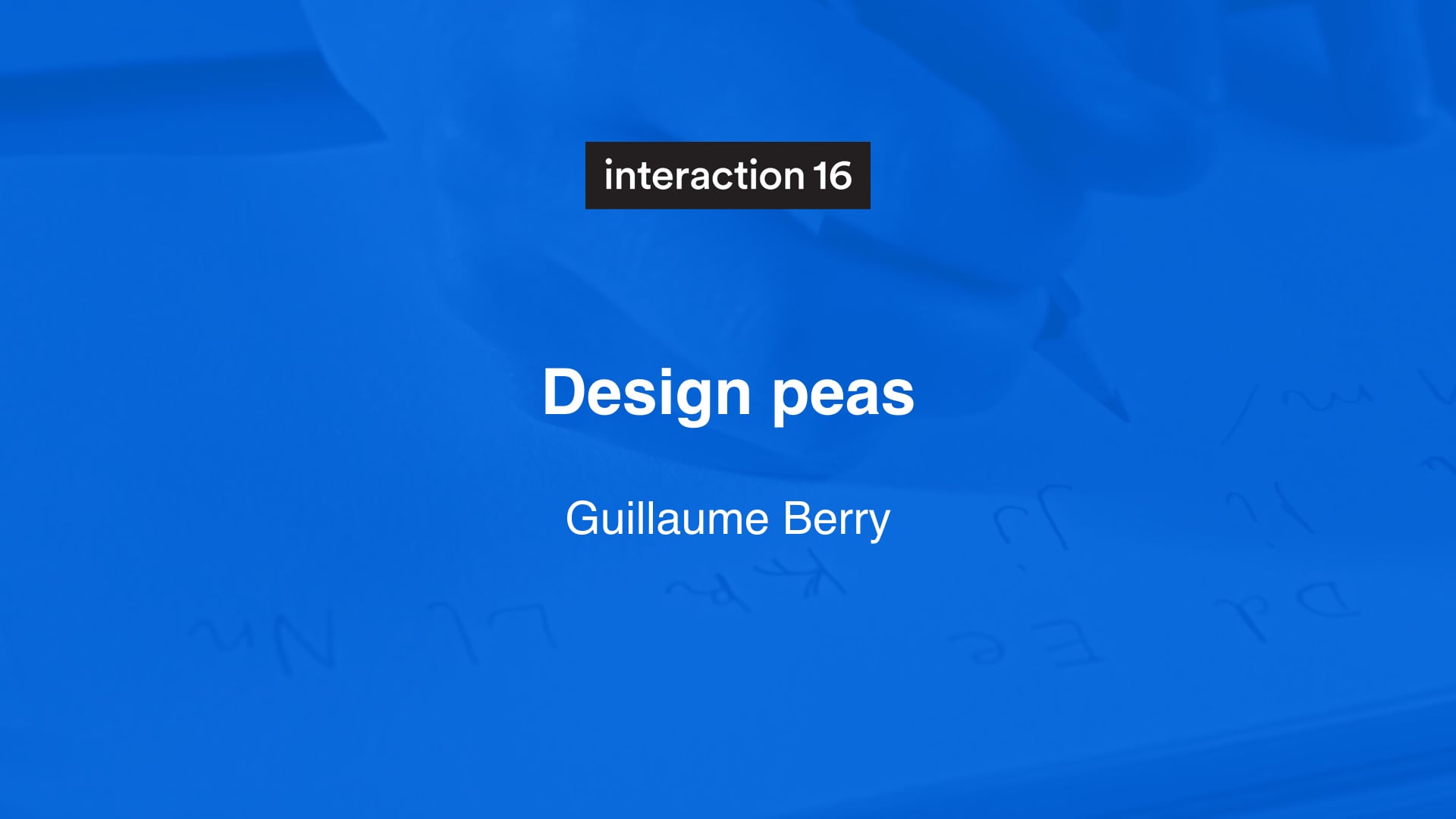 Design peas